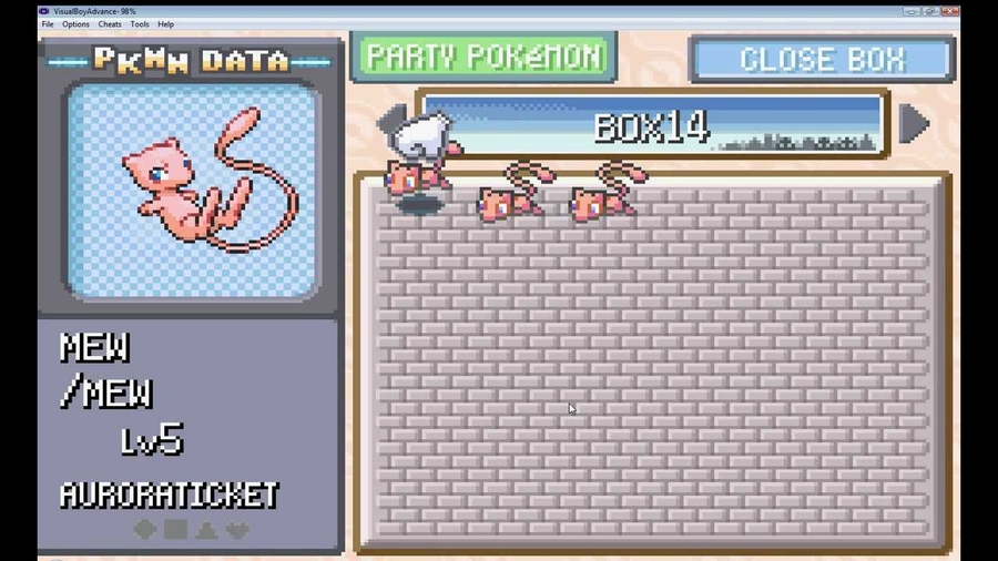 mewtwo cheat code pokemon fire red